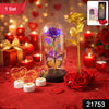 Artificial Golden Rose