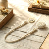 Modern magnetic drapery tie back