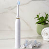 Rechargeable Electric Toothbrush White Color With 3 Extra head (1 Pc/ mix Color)