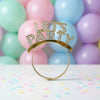 Letƒ??s Party Glitter Headband for Birthday Celebration (Pack of 4)