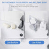 Self draining soap dish holder