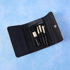 4 in 1 Portable Makeup Brush Set with Storage Pouch
