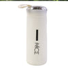 Premium White Glass Water Bottle (1 Pc ,400 ML)