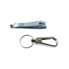 Stainless Steel Nail Clipper Set With Keychain Holder (2 Pc)