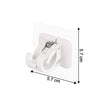 Multipurpose No-Drill Wall Mounted Adhesive Towel Rod Holder (1 Pc)