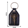Premium Aircraft Design Leather Finish Keychain (1 Pc)