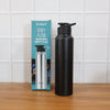 Stainless Steel 1000ml Flip-Top Reusable Sports Water Bottle ƒ?? 1 Pc