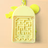 Cute Yellow Cartoon Character Calculator Keychain with Mini Digital Display (1 Pc)