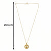Stylish Fancy Golden Necklace with Intricate Design (1 Pc)
