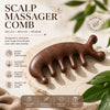 Wooden Scalp Head Massager Comb Manual Acupressure Hair Relaxer (1 Pc)