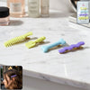 Decorative alligator hair clips set for girls