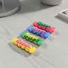 Cute ƒ??Happyƒ?� Bone-Shaped Snap Hair Clips Set (4 Pc)