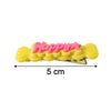 Cute ƒ??Happyƒ?� Bone-Shaped Snap Hair Clips Set (4 Pc)
