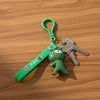 Cute Dinosaur Cartoon Silicone Keychain (1 Pc)