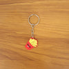 Cute Smiley French Fries Shape Cartoon Keychain (1 Pc)