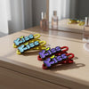Decorative ƒ??Kissƒ?� Text Hair Clip Set (4 Pc)