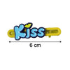 Cute ƒ??Kissƒ?� Text Hair Clip Set (2 Pc)
