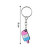 Cute Ice Cream Popsicle Shape Cartoon Keychain (1 Pc)