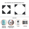 Adjustable Washing Machine & Refrigerator Stand (67??67 cm ,1 Pc)
