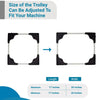 Adjustable Washing Machine & Refrigerator Stand (67??67 cm ,1 Pc)