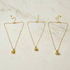 Stylish gold finish necklace accessory