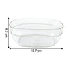 Transparent Multipurpose Serving Bowl Set (4 Pc Set)