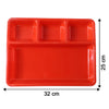 32 ?? 25 Cm Multipurpose Compartment Serving Tray (1 Pc)