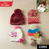 Cute Winter Woolen Knitted Caps For Men  Women (1 Pc Mix Design)