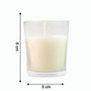 Inlief  Blueberry Soy-blend Votive Candle Glass  50 Gm (1 Pc)