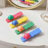 Colorful Star Design Decorative Hair Clip Set (4 Pc)