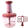 Apex  Quba Push Chopper With Stainless Steel Blades (1000ml)