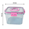 8262 High Quality Plastic Food Storage Container Clear Washable Refrigerator Food Box Food Container Fruit Box Container With Lid (1400 Ml)