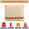 Zip Closure Saree Storage Bag (14.5x16.5 cm, Pack of 6)