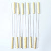 Stainless Steel Bbq Skewers With Wooden Handle (12 Pc)