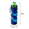 Sili Fold Collapsible Silicone Water Bottle Leakproof With Carabiner (500ml)