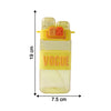 Stylish Kids Plastic Water Bottle With Straw And Leakproof Lid (500 Ml Approx)