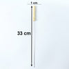 Stainless Steel Bbq Skewers With Wooden Handle (12 Pc)