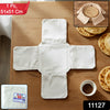 Pure Cotton Roti Mate Cloth, Round roti Cover (51 ?? 51 Cm, 1 Pc)