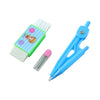 Premium Kids Plastic Drawing Compass Geometry Set (1 Set)