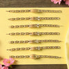 Metal Rakhi Bracelet For Brother Chain Rakhi With Wording (Mix Design 1 Pc)
