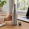 Stainless Steel Leak Proof Water Bottle For Gym School And Office 500ml (1 Pc)